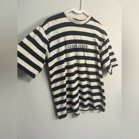 Vintage guess late 1980s men’s striped tee shirt - Picture 9 of 9